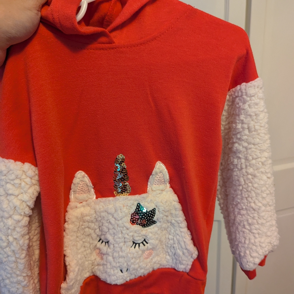 Nannette Unicorn Girls Hoodie